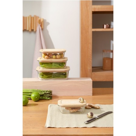 Smart Solutions baking and storage container, with bamboo lid, 370 ml-3