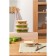 Smart Solutions baking and storage container, with bamboo lid, 370 ml