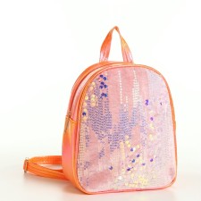 Baby backpack, 20*9*23, lightning departure, sparkles, orange