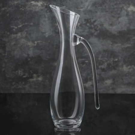Glass decanter, 1.2 l, 13.5 × 10 × 36.5 cm