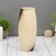 Lilia vase with painting on painted glass, D-7cm 10x23 cm