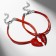 Bracelets "Demetrons" Steel, Love, Red color, 17 size