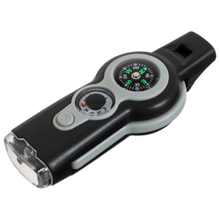 Compass Maclay, 7 in 1: compass, whistle, lupa, flashlight, mirror, thermometer, storage cell-7