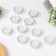A set of tea candles, 3.8x1.6 cm, 3.5 hours, 12 g, 30 pieces, white