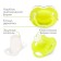 Nipple - silicone dummy classic, from 0 months, with a cap, yellow color
