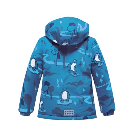 Ski costume for girls, blue color, height 104 cm-12