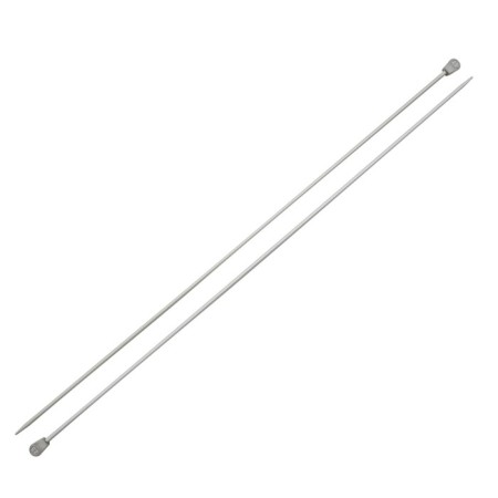 Right aluminum knitting needles with 35 cm/2.5 mm coating-1