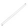 Right aluminum knitting needles with 35 cm/2.5 mm coating