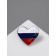 Icon "Russia" in the heart, color in silver