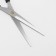 Hairdressers with emphasis, blade - 7 cm, black color