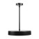 Orneo chandelier LED 24W 6000K black 30x30x30-60 cm