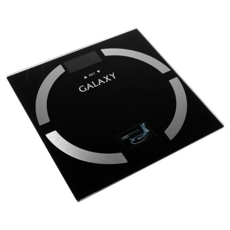 Floor Libra Galaxy GL 4850, diagnostic, up to 180 kg, 2xaaa, glass, black