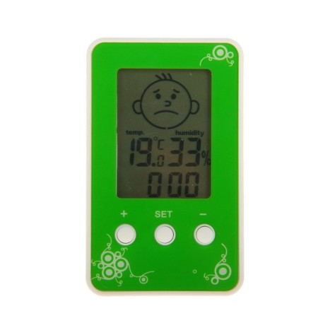 Thermometer Luazon LTR-12, electronic, humidity, clock, mix-3