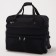 Road bag on wheels, a lightning department, with an increase, 2 outer pockets, a long belt, black color