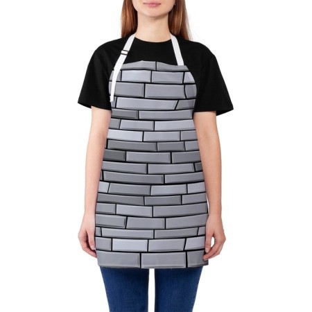 Apron of a kitchen with a photo print "Wall", adjustable, size OS