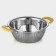 A colander made of stainless steel “Edwin”, D = 22 cm, two plastic handles, color mix