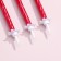 Candles for the cake "Classic" with a stand, 13 cm, 6 pcs, ruby