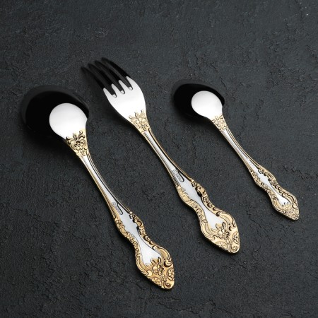 Set of cutlery "Troika", 36 items, decorative box-3