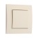 Switch is Elegant, 10 a, 1 cl., Hidden, beige