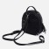 Backpack - female bag Richet, artificial leather, black color