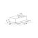 Lex Hubble G 500, built -in 650 m3/h, 2 speeds, 50 cm, black