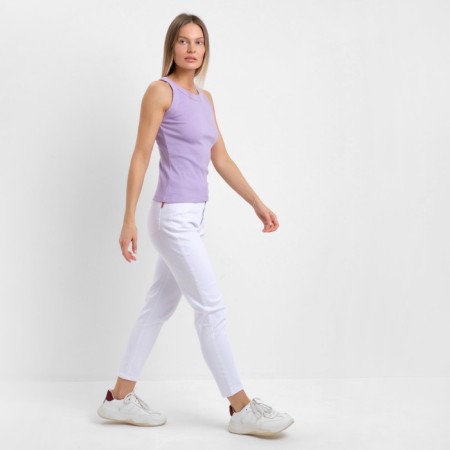 T -shirt female, lilac color, size 46 (l)-5