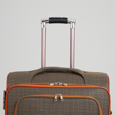 Big suitcase 28 ", a lightning department, code castle, 3 wheels, 2 outer pockets, beige color-5