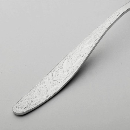 Back "Uralochka", h = 19.5 cm, thickness 2 mm, silver color-1