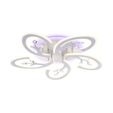 LED ceiling LED with Ambrella Light, Original, Fa512, 5XLED, 120 W, 9000lum, 3000-6400K, white, matte color, matte