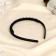 Hair cap "night" ridge of links, 1.8 cm, black