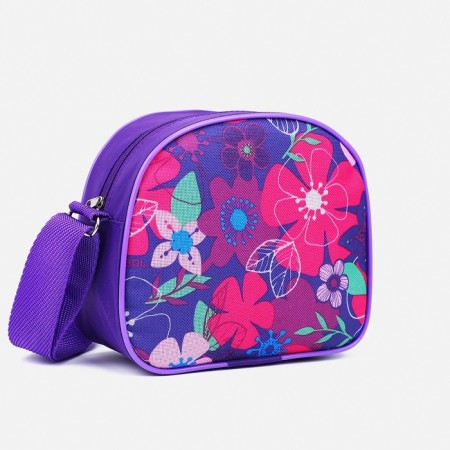 Bag's bag with lightning, purple color