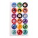 Toy - Funny Box Surprise "Anime": children's keychain, stickers, card, color mix