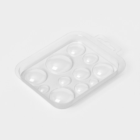 Form for chocolate and sweets Plastic "Choko-circles", the color is transparent-3
