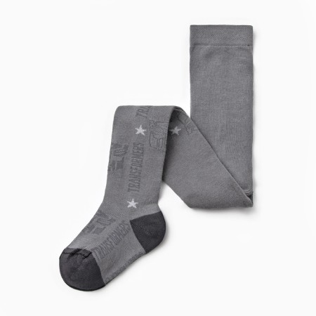 Children's tights "Transformers", height 104-110 cm, color gray color