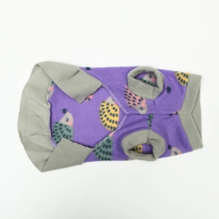 Hedgehog's skirt “Hedgehogs”, size XXL (DS 45, Osh 45, OG 55 cm), gray-violet-4