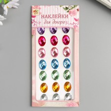Sticker of rhinestones plastic 