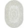 Oval carpet Valentis sirocco, size 80x150 cm, color BEIGE/White