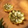 Claus for any incense "lotus", gold color, d = 8.8 cm