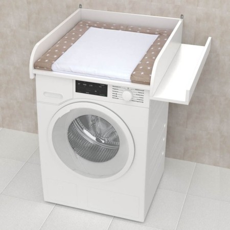 Polini Kids Simple 610, with a shelf, white, white, white-2