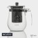 Glass teapot Magistro "Sheidi", 500 ml, with metal sieve, plastic flask