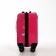 Small suitcase 20 "On a zipper, 4 wheels, pink color