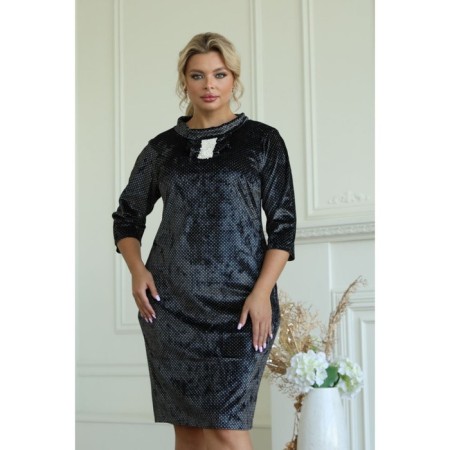 Women's dress, size 60, gray color-5