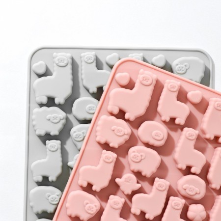 Form for marmalade Dailyan "Farm", silicone, 23 × 12.5 × 1 cm, 53 cells, mix color-3