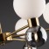Freya FR5394CL-12BS Bony, 660x660x410 mm ceiling lamp, G9, 12x25W, brass color