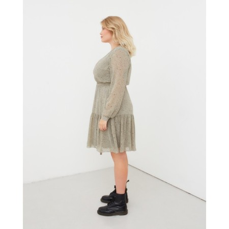 Women's dress MIST PLUS-SIZE, R.50, Green-1