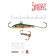 Balancir Lucky John Fin 3 + tee, 4 cm, color 53 blister