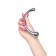 Metal dildo Metal by Toyfa, Metal, Silver, 21 cm