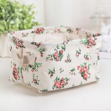 Storage basket with handles 