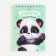 Notepad A6, 40 liters on the crest, soft cover "Block Panda"