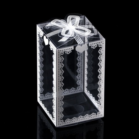 Folding box from PVC 6 x 6 x 10.5 cm-1